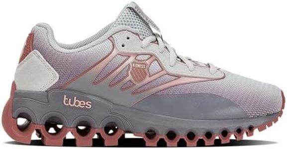K-Swiss Women's Tubes Sport Training Shoe, Gray Violet/Charcoal/Withered Rose, 6.5 M
