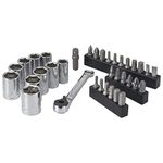 CRAFTSMAN Socket Set, SAE and Metric 1/4-in. Drive, 35 Piece (CMMT12005LZ)