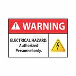 Anne Print Solutions® Warring Electric Hazard Stickers for Door Stickers | Gate Stickers Self Adhesive Vinyl Pack of 4 Pcs Size 6 Inch* X 9 Inch* Multicolour