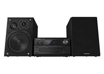 Panasonic SCPMX90K Stereo System with LincsD-Amp, 3-Way Speakers, and AUX-in Auto Play, Black