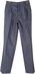 KENDRIYA VIDHYALAYA Uniform Pant for Class 3 to 12 (Summer Uniform) - Grey for Boys - Front Pleated and Full Belt |School Uniform Boys Grey Full Pant | (15-16 Years)