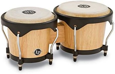 Latin Percussion LP601NY-AW LP City Wood Bongos - Natural 7-inch