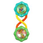 Bright Starts Rattle & Shake BPA-Free Baby Barbell Toy, Green, Ages 3 Months+