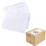 Shipping Label Sleeves, 7.5”×5.5”Self-Adhesive Shipping Label Sleeves, Packing List Envelopes, Clear Top-Loading Packing List, Shipping Labels Pouches for Shipping Labels/Files, 100 Pack.