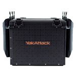 YakAttack BlackPak Pro Kayak Fishing Crate - Includes 6 Attachable Fishing Rod Holders, 16" x 16" - Black