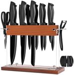 Gourmetop Kitchen Knife Set with Bl