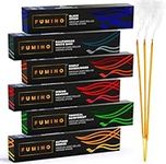 Fumino Fresh Handmade Incense Sticks Multipack Essentials Bundle 6 Boxes 84 sticks (90g) Masala Agarbatti Joss Scent Fragrance for Relaxation and Meditation, Home and House Decor