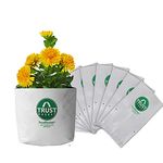 TrustBasket UV Stabilized Long Life Large Poly Grow Bags for Balcony & Terrace Gardening - 20 Qty. [24cms(L)X24cms(W)X40cms(H)]| Home Gardening Plant Container bag for Leafy Vegetable and Flower Plants