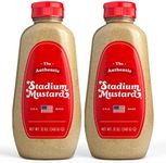 The Authentic Stadium Mustard. From Cleveland's Famed Municipal Stadium. A Tailgate Party Must Have! This Spicy Brown Mustard is the Classic Condiment for Hot Dogs and Hamburgers. Gluten Free, Sugar Free, Kosher, Fat Free 12oz (Pack Of 2)