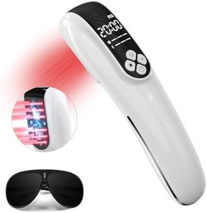 𝑇 ENS & Infrared Red 𝐿 ight 𝑇 herapy Device, 12 * 650nm and 4 * 808nm Handheld Cold 𝐿 aser 𝑇 herapy with LED Display for Body Joint Muscle & Tissue 𝑝ain