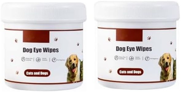 VISHARNI Pet Eye Wipes for Dogs & Cats (200 PCS) – Tear Stain Remover, Gentle Eye & Face Cleaner | Unscented, Safe for Daily Use (1)