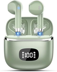 Ecouteurs Bluetooth sans Fil, 2023 Écouteurs Bluetooth 5.3 avec ENC Réduction Casque, 40 Heures Durée de Lecture avec Écran LED, Hi-FI Son Stéréo, IP7 Étanche, Contrôle Tactile Oreillette Bluetooth