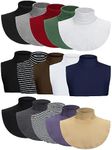 Hoolerry 15 Pcs Fake Turtleneck Bul