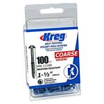 Kreg SML-C150B-100 Blue-Kote WR Pocket Screws - 1-1/2-Inch, 100 pack