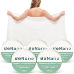 Benano Premium Compressed Towel Tablets, 100% USDA Biobased Disposable Towel, 55.1 in x 27.5 in Large Bath Towel Travel Towel Reusable for Hotel Camping Sports Hiking Beach Swimming Vacation (5 Pack)