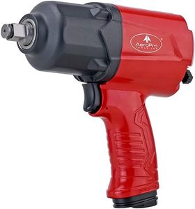 AEROPRO TOOLS 1/2-Inch Aluminum Air Impact Wrench(A398),Twin Hammer with 1000FT-LB Super Torque, Pneumatic Impact Gun, for Auto Repair, Tire Shop