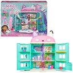 Gabby’s Dollhouse, Purrfect Dollhouse with 2 Toy Figures, 8 Furniture Pieces, 3 Accessories, 2 Deliveries and Sounds, Kids’ Toys for Ages 3 and above