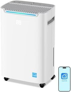 OGACFO 70 Pint Energy Star Dehumidifier, 4,500 Sq. Ft Quiet Smart Dehumidifier with Drain Hose, Auto Defrost, Humidity Control for Basement, Bedroom, Bathroom, Living Room & More Areas
