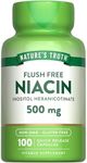 Niacin 500mg Flush Free | 100 Capsules | Non-GMO & Gluten Free | by Nature's Truth