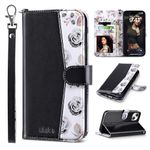 ULAK Compatible with iPhone 15 Plus Wallet Case for Women with Credit Card Holders, Designed Flip PU Leather Kickstand Shockproof Protective Cover for iPhone 15 Plus 6.7 inch 2023, Black