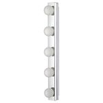 Ikea LED Stainless Steel Wall Lamp, 60 cm, 24 Inch, Stainless Steel Colour
