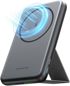 INIU for Magsafe Power Bank, 5500mAh Ultra Slim Wireless Fast Charging Portable Charger with Stand, USB C in & Out Powerbank Battery Bank Only for iPhone 16 15 14 13 12 Pro Max Mini Plus