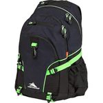 High Sierra Loop Backpack, Midnight Blue/Black/Lime, One Size, Loop Backpack