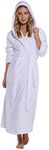 Turquaz Plush Robes For Women, Soft Warm Fleece Bathrobe for Women, Long Comfy Women's Robe