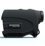 Gogogo Sport Vpro Laser Rangefinder for Hunting 1200 Yards Range Finder for Hunter with Horizontal Distance, Scan (GS24 Black)