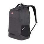 SWISSGEAR Cecil Laptop Backpack Fits up to 16-Inch Laptop, Daypack for Travel and Work, Charcoal, 18-Inch