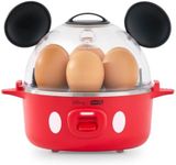 Disney | Dash Mickey Mouse Rapid Egg Cooker, 7 Egg Capacity, Red