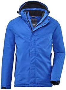 Killtec Men's Realdo functional jacket, winter jacket, outdoor jacket with zip-off hood, mens, Functional jacket with zip-off hood, 28914-000, Skylight, S