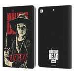 Head Case Designs Officially Licensed AMC The Walking Dead Judith Season 10 Character Portraits Leather Book Wallet Case Cover Compatible With Apple iPad 9.7 2017 / iPad 9.7 2018