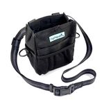 Dog Treat Bag - New Larger Training Treat Pouch Bag With Poo Bag Dispenser - strong Magnetic Closure, adjustable Reflective Belt Or Shoulder Strap - The Perfect Dog Walking Bag