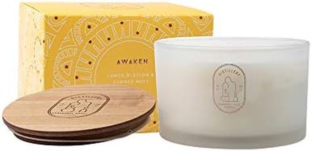 Distillery Awaken Lemon Blossom Soy Candle 450 g, 450 grams