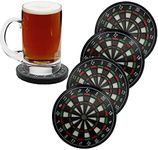 MEDOYOH Set of 4 Dartboard Drinks C