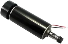 CNC Spindle Motor DC12-48V 500W Watt 0.5KW Air Cooled Milling Motor 12000RPM 600mN.m ER11 Collet 52mm Diameter Spindle Motor for DIY CNC Engraving Milling CNC Router Drilling Machine