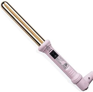 L'ANGE HAIR Ondulé Titanium Curling Wand | Professional Hot Tools Curling Iron 1 Inch | Salon Hair Styling Wands for Beach Waves | Best Hair Curler Wand for Frizz-Free, Lasting Curls | Blush 25 MM