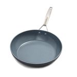 GreenPan Paris Pro Hard Anodized Healthy Ceramic Nonstick, 10" Frying Pan Skillet, PFAS-Free, Dishwasher Safe, Grey