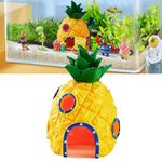 VAYINATO® Colourful Pineapple House Fish Hiding Cave Resin Ornaments Aquarium Fish Tank Decoration Toys by Petzlifeworld