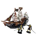 Ram® Childrens Kids Pretend Play Pirate Ship Play Cannon Treaure Pirate Figures Toy With Figures