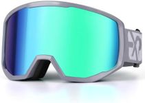 EXP VISION Ski/Snowboard Goggles for Men Women, OTG Snow Goggles Anti Fog UV Protection