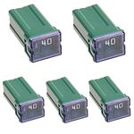 BOJACK 5pcs JCASE Fuse Automotive FMX Fuse Tall/Standard Profile JCASE for Trucks, Cars and SUVs(40A)