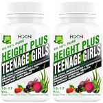 HXN Height Increase medicine For Girls With Amino Acids, Growth Superfood Supplement For good health-120 Tablets (No Capsules)