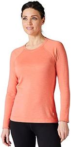 Smartwool Merino 250 Base Layer Crew Sunset Coral Heather L