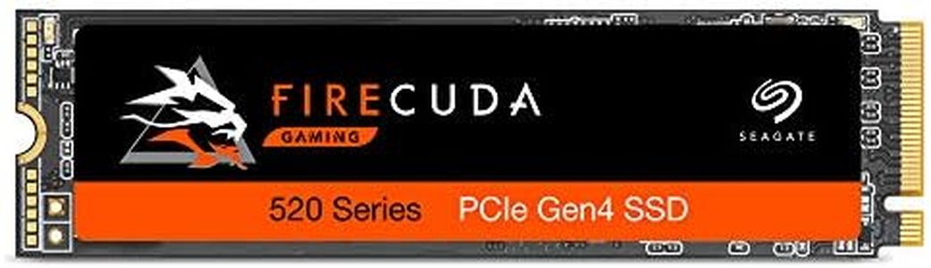 Seagate Firecuda 520 1TB Performance Internal Solid State Drive SSD PCIe Gen4 X4 NVMe 1.3 for Gaming PC Gaming Laptop Desktop (ZP1000GM3A002)