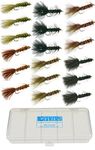 Wooly Bugger Trout Fly Fishing Flies Collection - 18 Flies