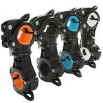 KAXIAA 4PCS Wheelchair Walking Stick Rack, Practical Cane Holder Clip 360° Rotatable, Crutch Holder Wheelchair Electric Mobility Scooter Accessory