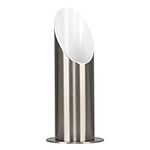 MiniSun Modern Brushed Chrome Table/Floor Standing Uplighter Wall Wash Lamp