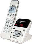 Geemarc Amplidect 295 - Amplified Cordless Home Telephone with Answering Machine and Extra Large Buttons for Seniors - Low to Medium Hearing Loss - Hearing Aid Compatible - UK Version